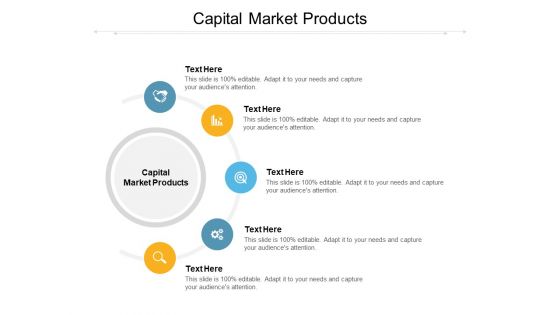 Capital Market Products Ppt PowerPoint Presentation Pictures Background Images Cpb