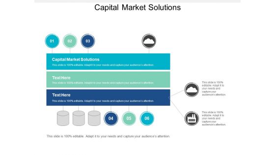 Capital Market Solutions Ppt PowerPoint Presentation Outline Pictures Cpb