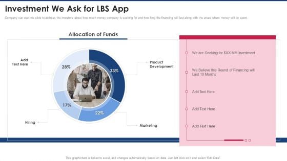 Capital Raising Pitch Presentation Investment We Ask For LBS App Microsoft PDF