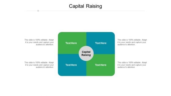 Capital Raising Ppt PowerPoint Presentation Model Tips Cpb Pdf