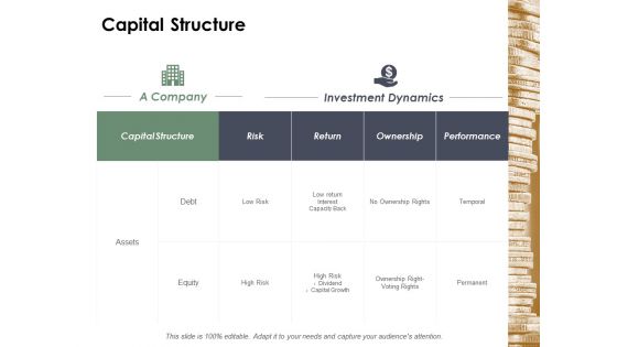 Capital Structure Risk Ppt Powerpoint Presentation Model Inspiration