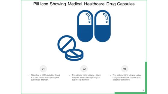 Capsule Icon Drug Medication Pharmacy Ppt PowerPoint Presentation Complete Deck