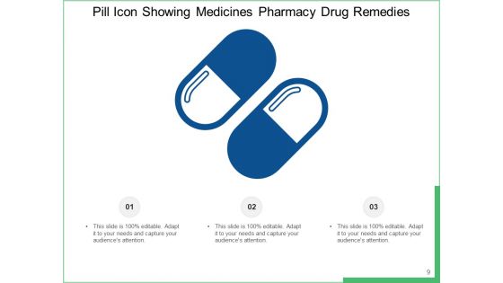 Capsule Icon Drug Medication Pharmacy Ppt PowerPoint Presentation Complete Deck