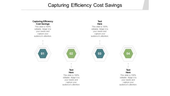 Capturing Efficiency Cost Savings Ppt PowerPoint Presentation Portfolio Example Introduction Cpb Pdf