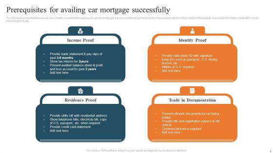 Car Mortgage Ppt PowerPoint Presentation Complete Deck With Slides