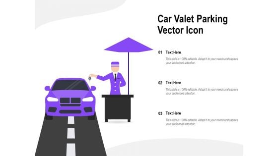 Car Valet Parking Vector Icon Ppt PowerPoint Presentation Gallery Graphic Images