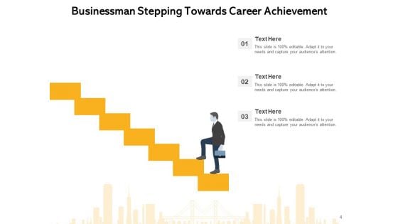 Career Accomplishments Achievement Businessman Roadmap Ppt PowerPoint Presentation Complete Deck
