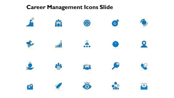 Career Management Icons Slide Ppt PowerPoint Presentation Outline Diagrams