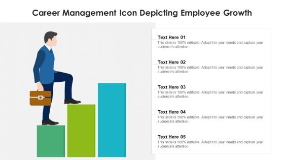 Career Management Vector Showing Employee Development Ppt Pictures Clipart PDF