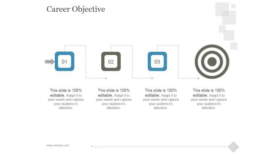 Career Objective Ppt PowerPoint Presentation Diagrams