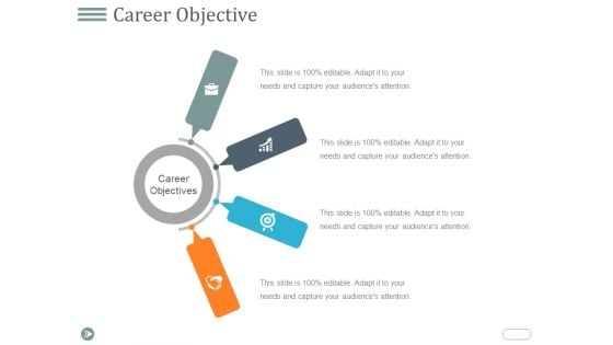 Career Objective Template 1 Ppt PowerPoint Presentation File Display