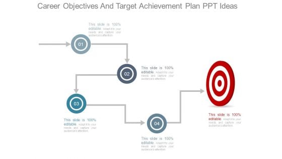 Career Objectives And Target Achievement Plan Ppt Ideas