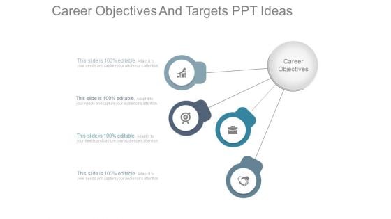 Career Objectives And Targets Ppt Ideas