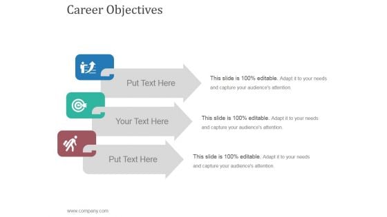 Career Objectives Ppt PowerPoint Presentation Layout