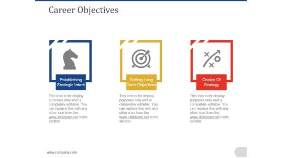 Career Objectives Ppt PowerPoint Presentation Model Template Career Objectives Ppt PowerPoint Presentation Model Template