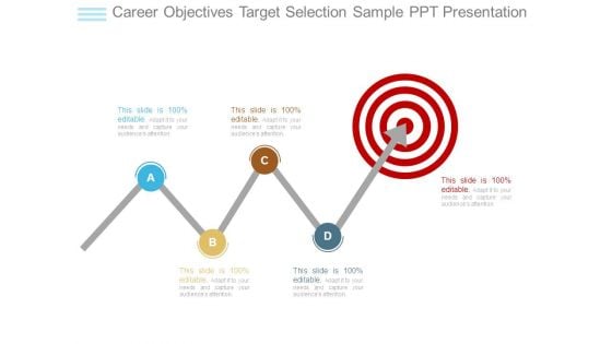 Career Objectives Target Selection Sample Ppt Presentation