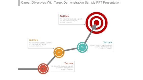 Career Objectives With Target Demonstration Sample Ppt Presentation