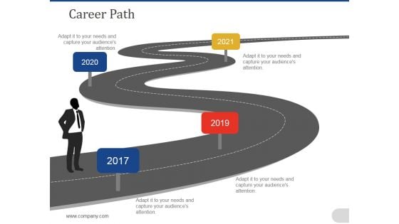 Career Path Template 2 Ppt PowerPoint Presentation File Gridlines