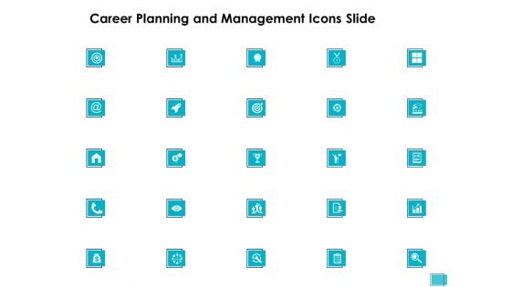 Career Planning And Management Icons Slide Growth Ppt PowerPoint Presentation Infographics Inspiration