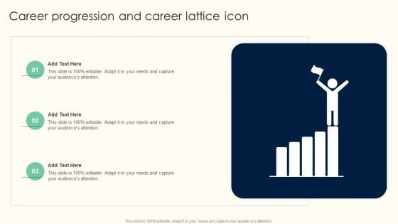 Career Progression And Career Lattice Icon Information PDF