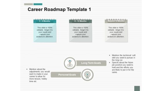 Career Roadmap Notes Ppt PowerPoint Presentation Pictures Show