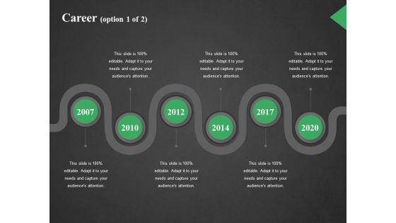 Career Template 1 Ppt PowerPoint Presentation Gallery Aids