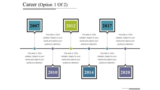 Career Template 1 Ppt PowerPoint Presentation Professional Show