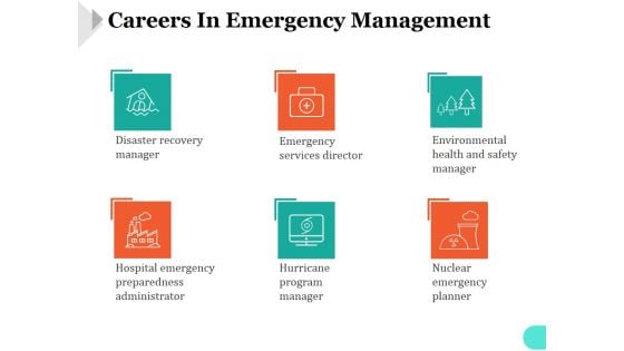 Careers In Emergency Management Ppt PowerPoint Presentation Microsoft