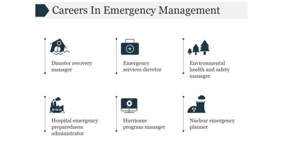 Careers In Emergency Management Ppt PowerPoint Presentation Rules