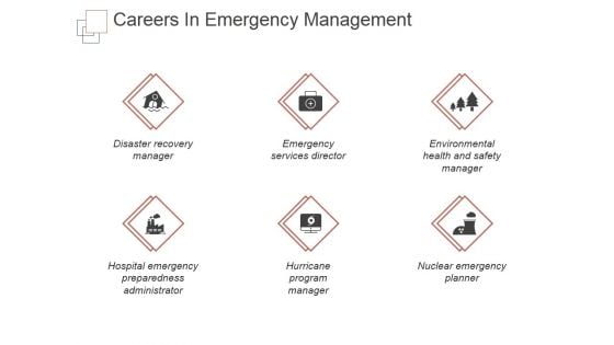 Careers In Emergency Management Ppt PowerPoint Presentation Slides