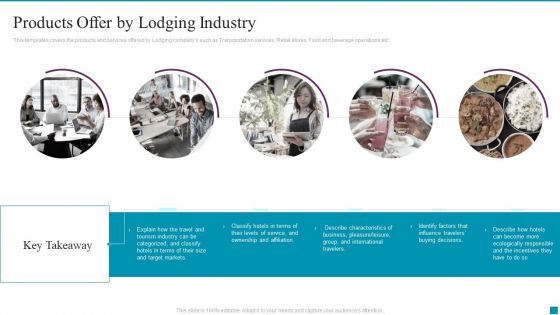 Cargo Industry Investor Financing Pitch Deck Products Offer By Lodging Industry Background PDF