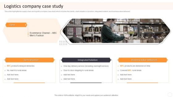 Cargo Logistics Company Profile Logistics Company Case Study Sample PDF Cargo Logistics Company Profile Logistics Company Case Study Sample PDF