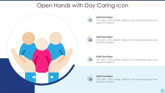 Caring Icon Ppt PowerPoint Presentation Complete With Slides