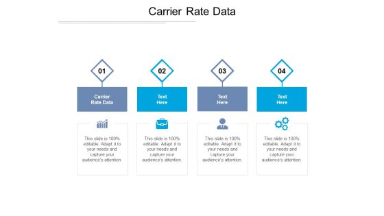 Carrier Rate Data Ppt PowerPoint Presentation Icon Format Ideas Cpb Pdf