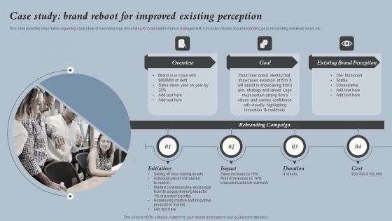 Case Study Brand Reboot For Improved Existing Perception Strategies For Rebranding Without Losing Icons PDF