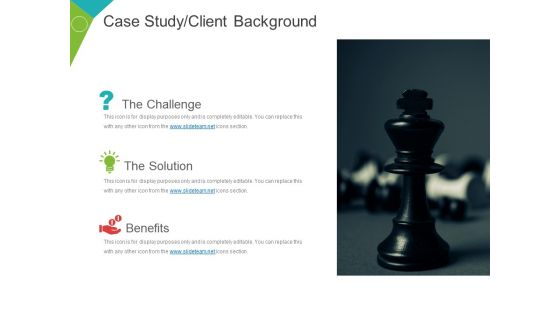 Case Study Client Background Template 1 Ppt PowerPoint Presentation Ideas Graphic Tips