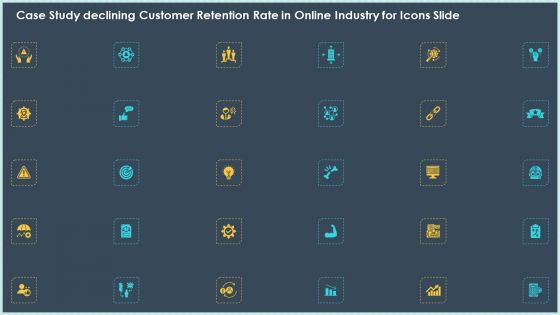 Case Study Declining Customer Retention Rate In Online Industry For Icons Slide Formats PDF