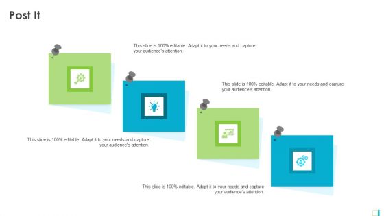 Case Study Development Of A Major Brand In Pharmaceutical Organization Post It Icons PDF