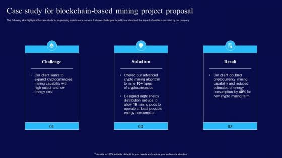 Case Study For Blockchain Based Mining Project Proposal Ppt Layouts Inspiration PDF Case Study For Blockchain Based Mining Project Proposal Ppt Layouts Inspiration PDF