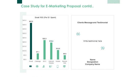 Case Study For E Marketing Proposal Contd Ppt PowerPoint Presentation Show Portfolio