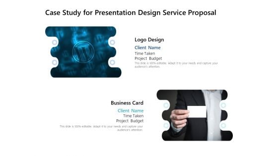 Case Study For Presentation Design Service Proposal Ppt PowerPoint Presentation Model Clipart