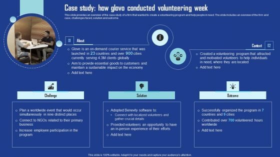Case Study How Glovo Conducted Volunteering Week Download PDF Case Study How Glovo Conducted Volunteering Week Download PDF