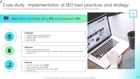 Case Study Implementation Of Seo Best Practices And Strategy Comprehensive Guide For Developing Template PDF