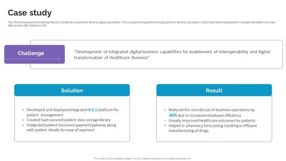 Case Study Life Science And Healthcare Solutions Company Profile Ideas PDF Case Study Life Science And Healthcare Solutions Company Profile Ideas PDF