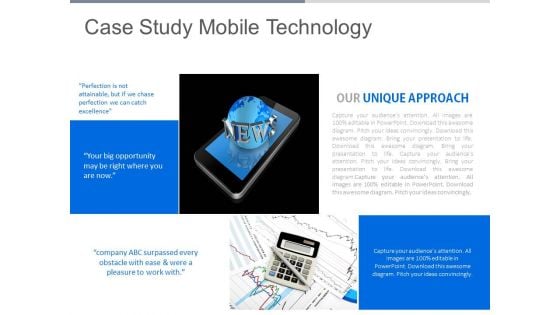 Case Study Mobile Technology Ppt Slides