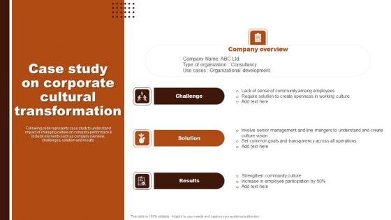 Case Study On Corporate Cultural Transformation Themes PDF Case Study On Corporate Cultural Transformation Themes PDF