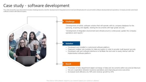 Case Study Software Development IT Software Development Company Profile Microsoft PDF Case Study Software Development IT Software Development Company Profile Microsoft PDF