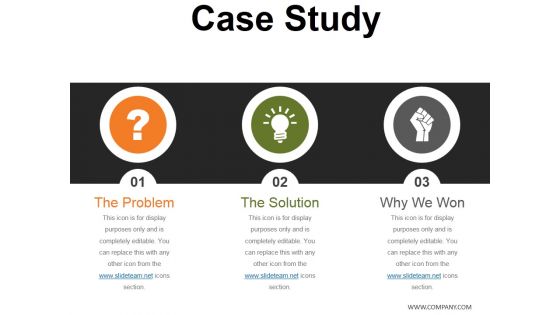 Case Study Template 2 Ppt PowerPoint Presentation Icon Gridlines