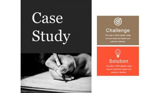 Case Study Template 2 Ppt PowerPoint Presentation Infographic Template