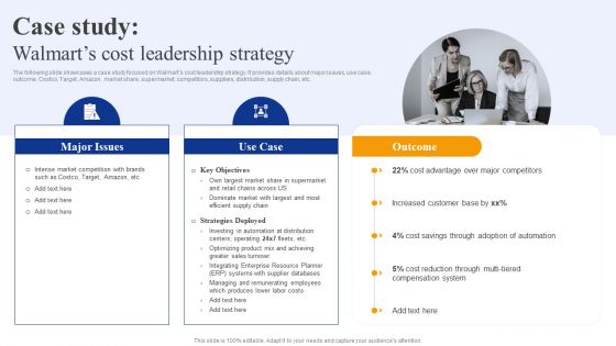 Case Study Walmarts Cost Leadership Strategy Strategic Management For Competitive Advantage Demonstration PDF